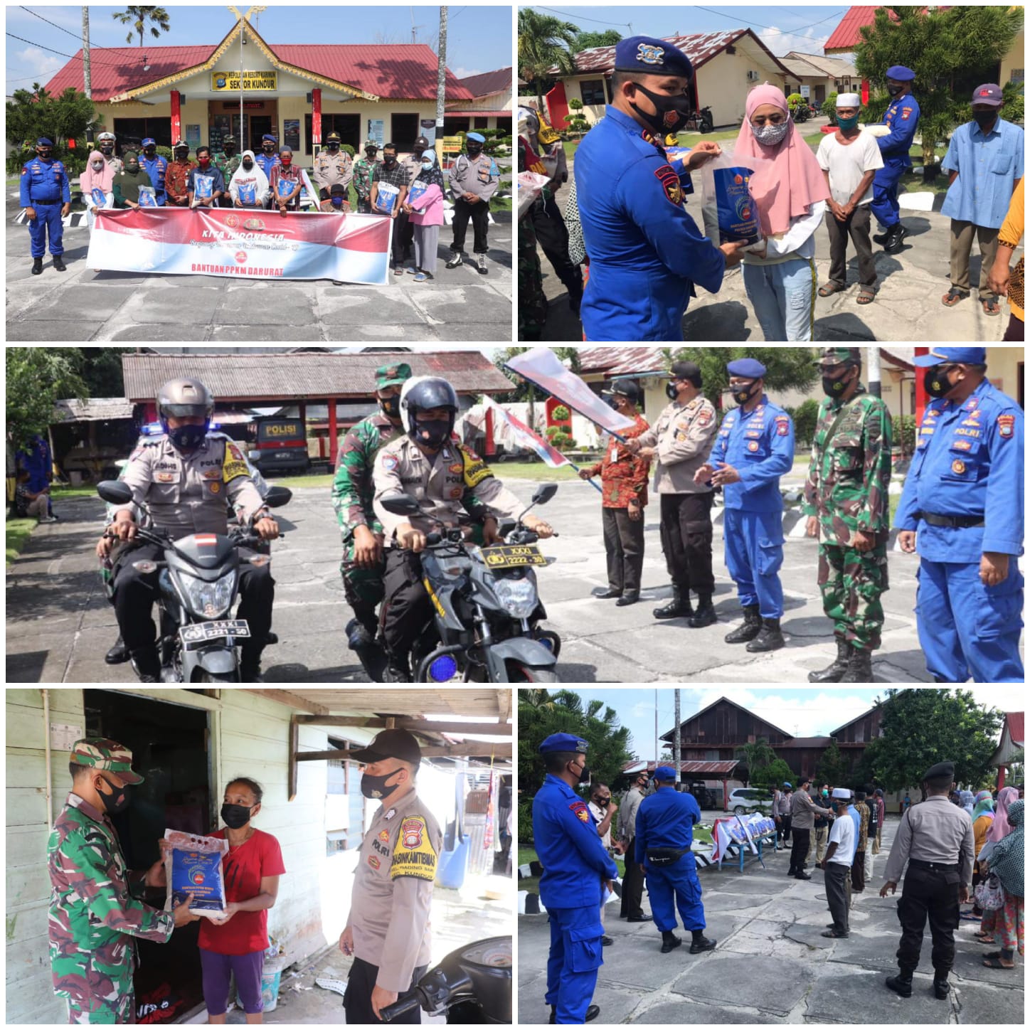 Belakunya PPKM Mikro, Masyarakat Kundur Dapat Bantuan Sembako 