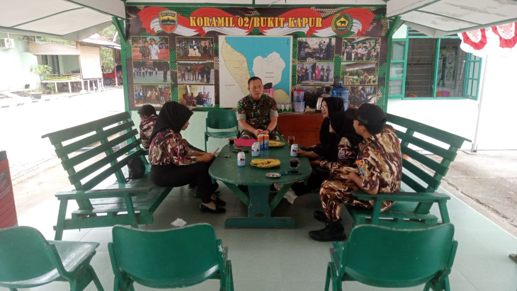 Kunjungan Silaturahmi FKPPI di Koramil 02 BK