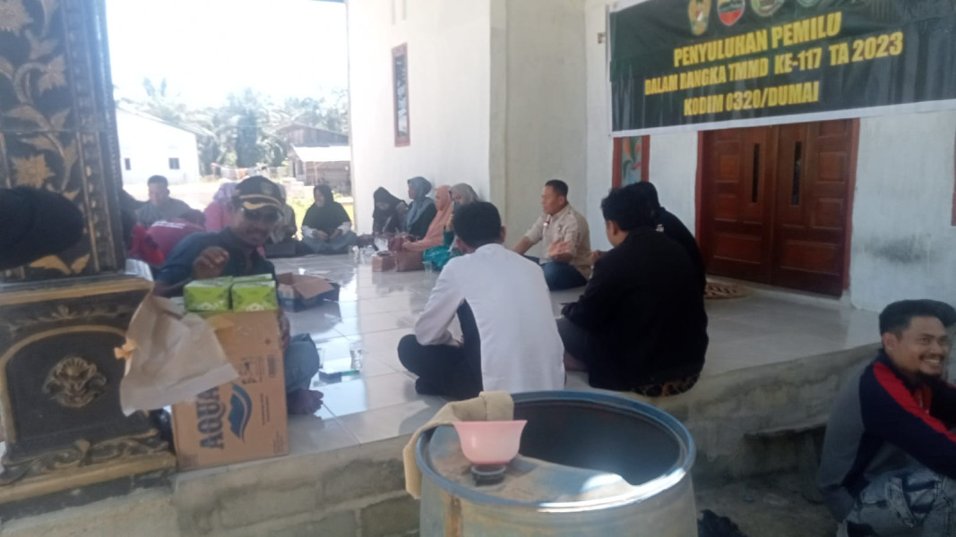 TMMD ke 117, Giat Penyuluhan Pemilu Dilaksanakan