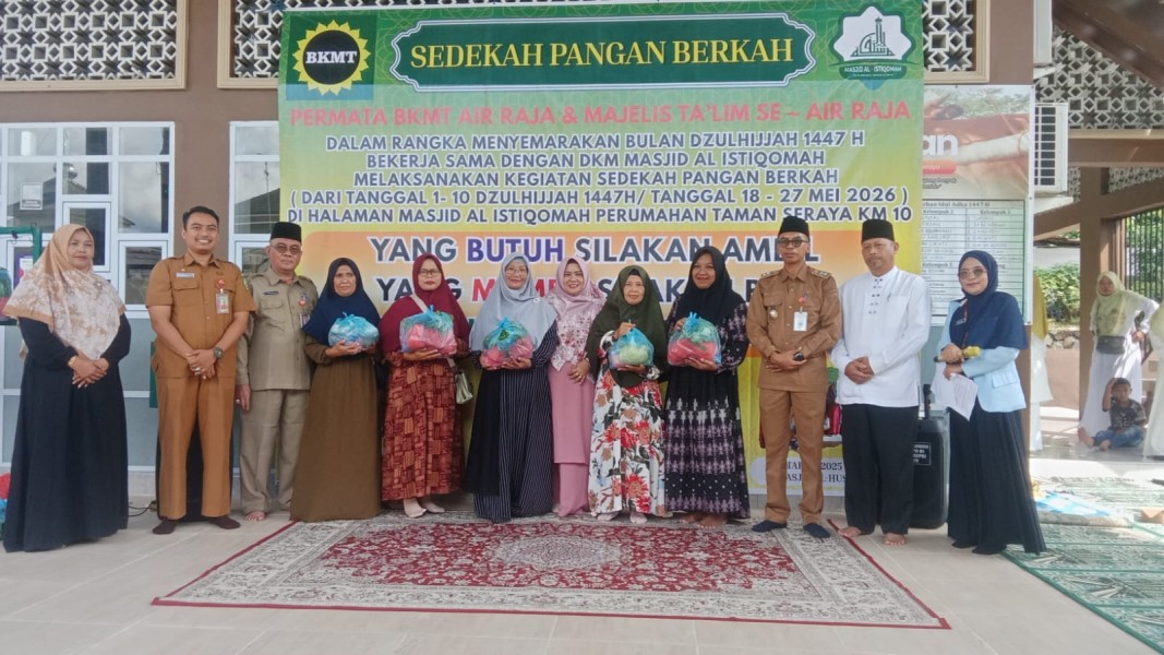 Sedekah Pangan Berkah, Jejak Kepedulian di 10 Hari Pertama Dzulhijjah
