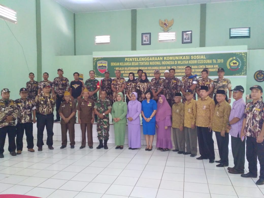 Komunikasi Sosial Dengan Keluarga Besar TNI di Wilayah Kodim 0320/Dumai