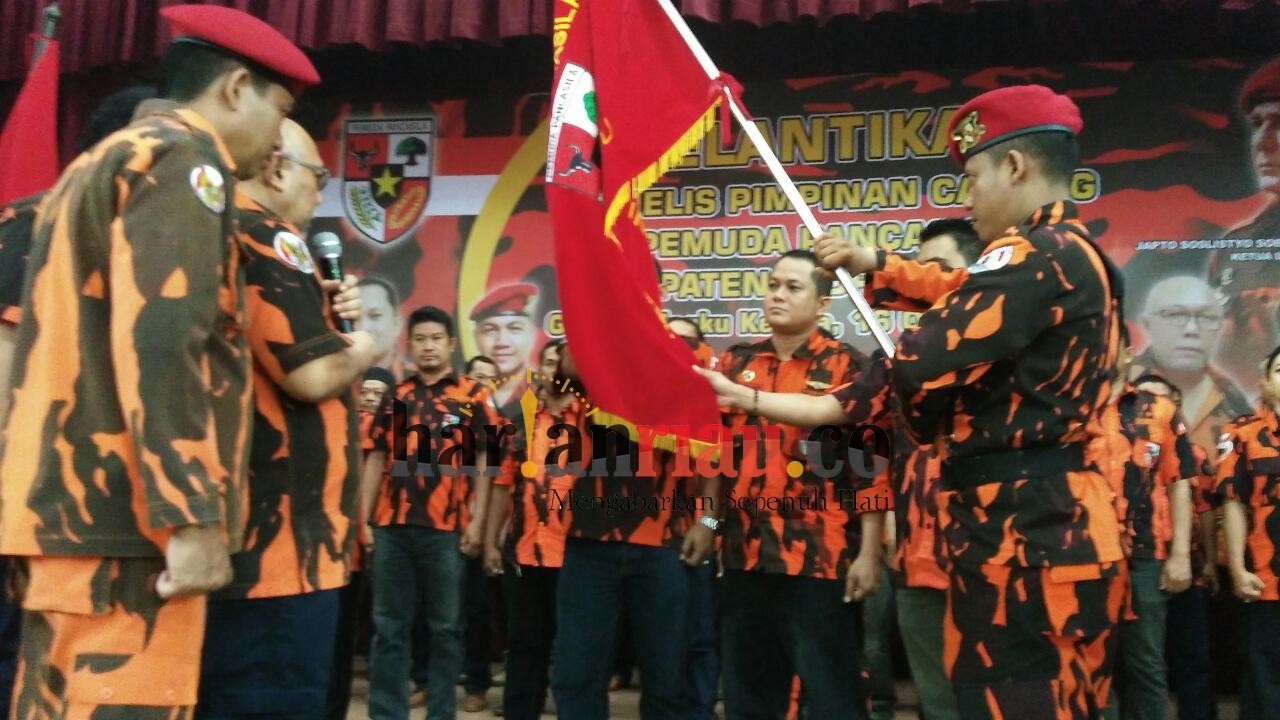 MPC PP Inhil di Lantik Ketua MPW PP Riau