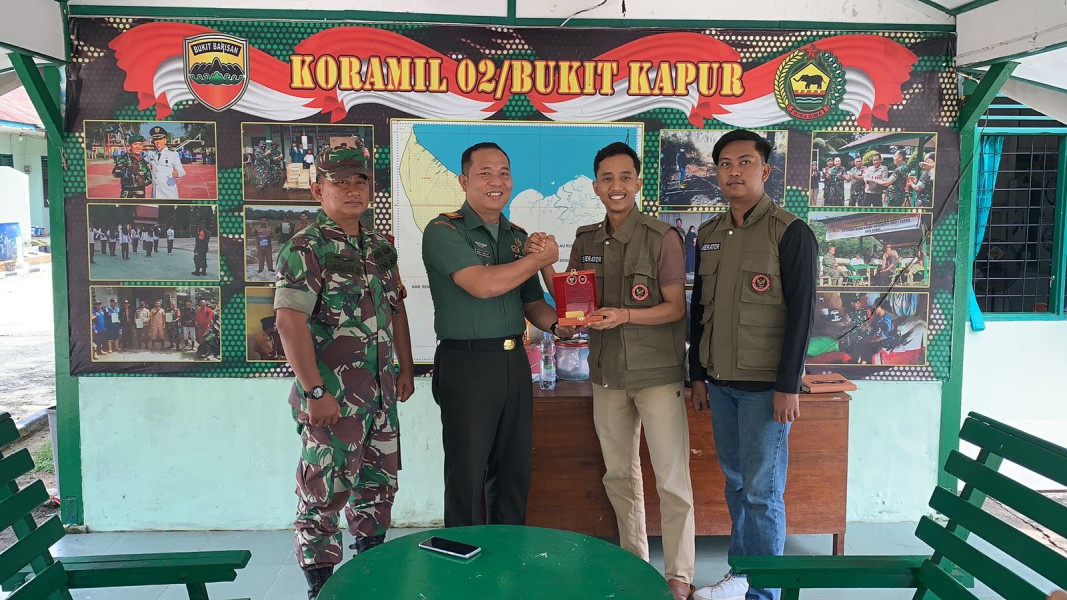 Danramil 02 BK Terima Kunjungan FKPT