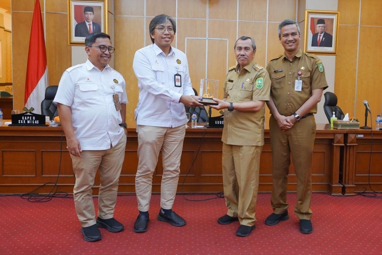 Perkuat Sinergi Dengan Pemprov, SKK Migas Sumbagut- KKKS Temui Gubernur Riau