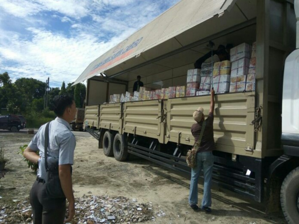 Wow...!!! Satu Kontainer Miras Ilegal Diamankan Polres Dumai