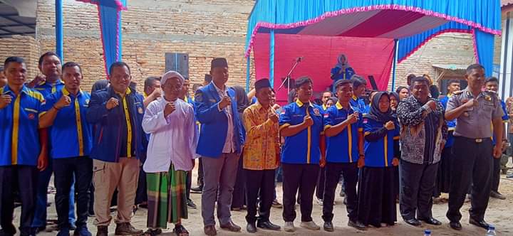 Asisten III Zaid Harahap Hadiri Pelantikan Karang Taruna Desa Tebing Linggahara Baru