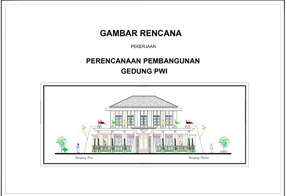 PWI Rohil Membuat Perencanaan Pembangunan Gedung Kantor