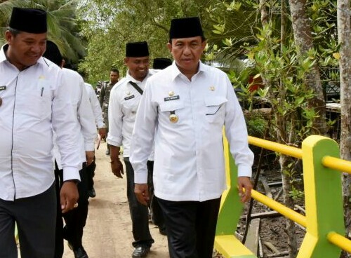 Pemkab Inhil Anggarkan Perbaikan Jalan Lintas Pulang Kijang Menuju Sungai Undan
