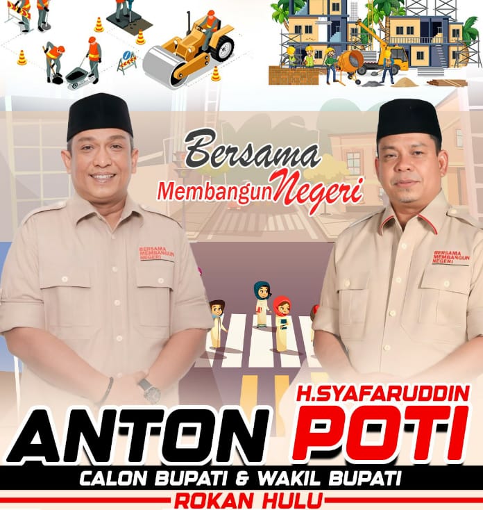 Sekjen PDIP Hasto Kristiyanto: Pasangan Anton-Poti Kita Harapkan Menang di Pilkada Rohul