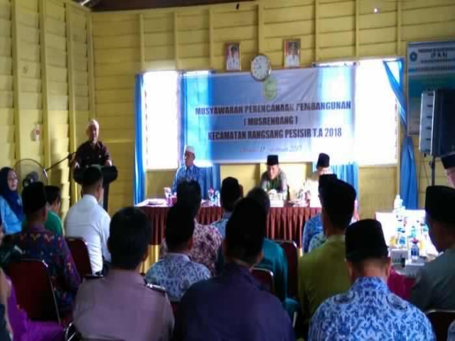 Sejumlah Dinas Sampaikan Program Yang Akan Dilaksanakan di Kecamatan Rangsang Pesisir