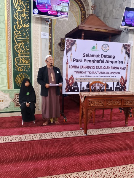 Puluhan Hafiz Qur'an ikuti Lomba Tahfidz Qur'an yang Ditaja FKRTQ Riau