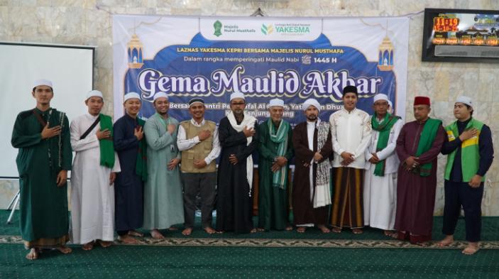 Gema Maulid Akbar Berlangsung di Mesjid Al Azhar Kota Tanjungpinang