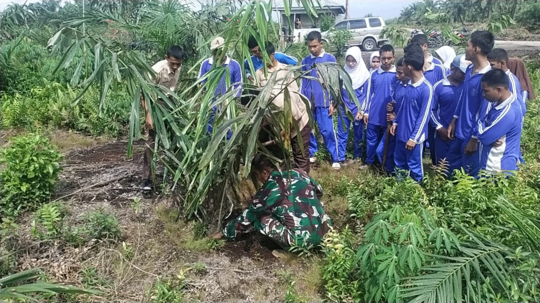 Pendampingan Penanaman Aren di Wilayah Koramil 03 SS
