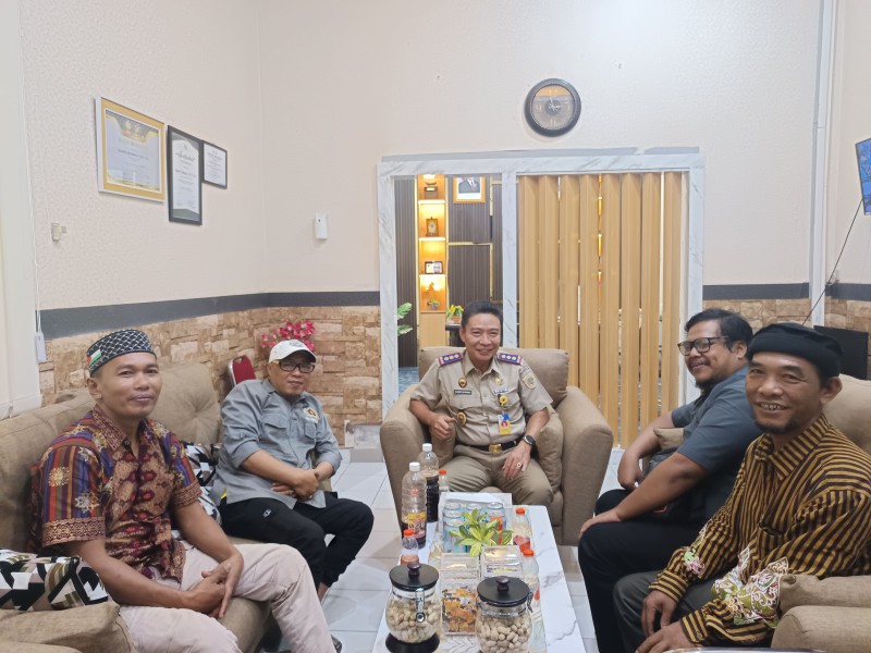 Ketua DPD Pujakesuma Dumai Bersilaturahmi dengan Kepala Kantor Pertanahan Kota Dumai