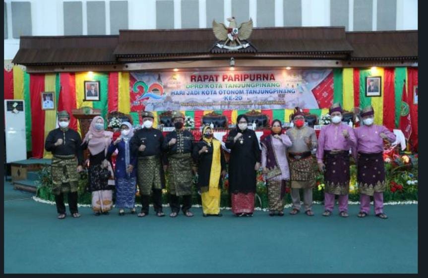 DPRD Kota Tanjungpinang Gelar Rapat Paripurna Hari jadi ke 20 Kota Otonom