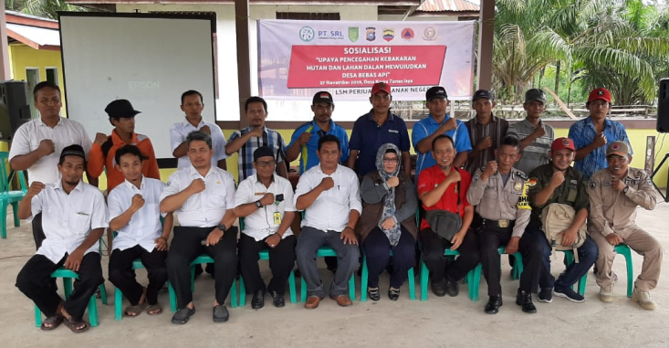 Sosialisasikan Desa Bebas Api, LSM PERAN Ingin Tempuling Bebas Karlahut