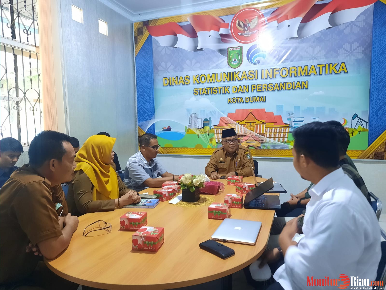 Diskominfotiksan Dumai Bersama BSSN RI Gelar Kick Off Meeting ITSA