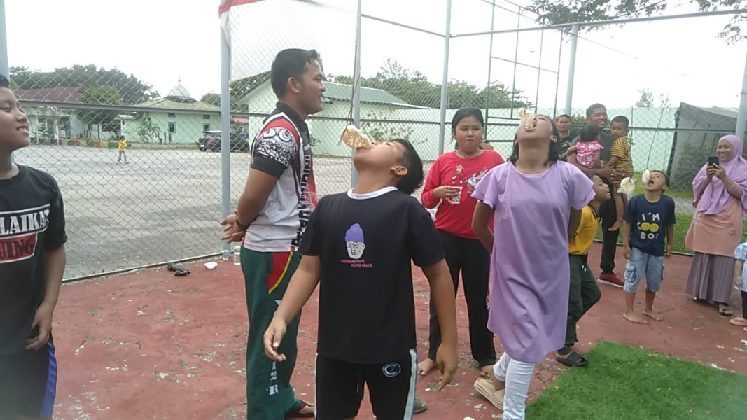 Keseruan Perlombaan HUT RI ke-79 di Kodim 0320/Dumai, Antusiasme Peserta Menggemuruh