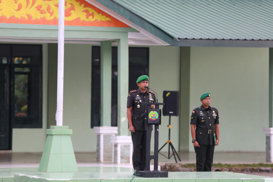 Kodim 0320/Dumai Peringati Hari Juang TNI AD dengan Upacara dan Baksos Donor Darah