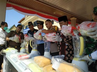Polres Bengkalis Musnahkan 11,8 Kg Sabu dan 24 Ribu Pil Ekstasi