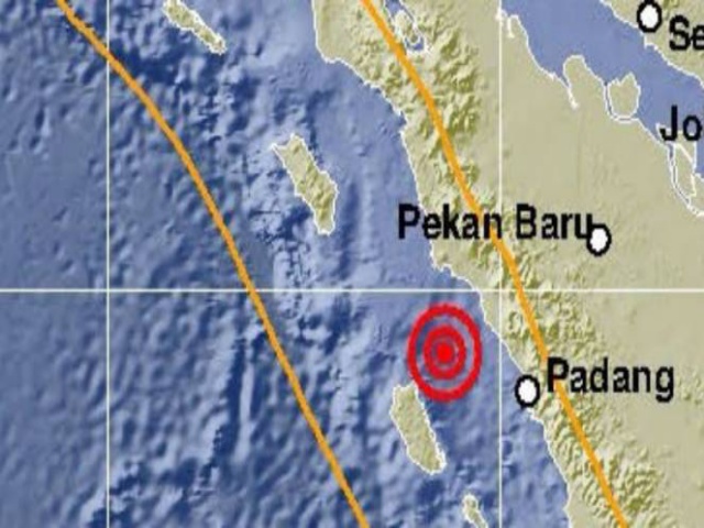 Sumatera Barat Diguncang Lima Kali Gempa Tektonik Hari Ini