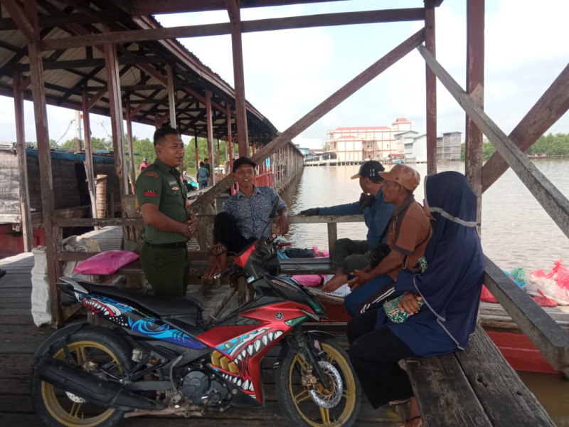 Pratu Rahmad Laksanakan Giat Komsos Tanamkan Nilai-nilai Pancasila