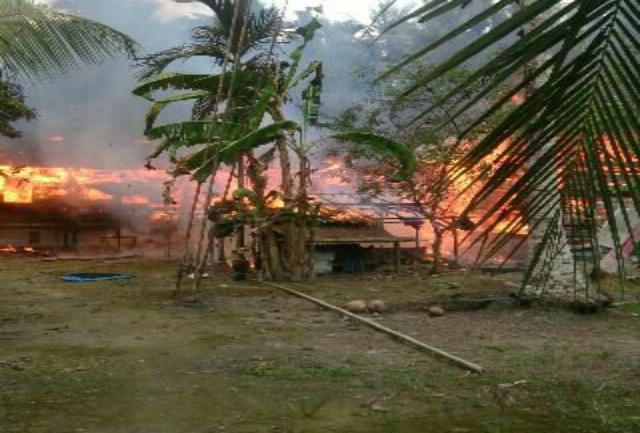 Dilalap Api, 1 Unit Rumah di Inhil Ludes Jadi Abu