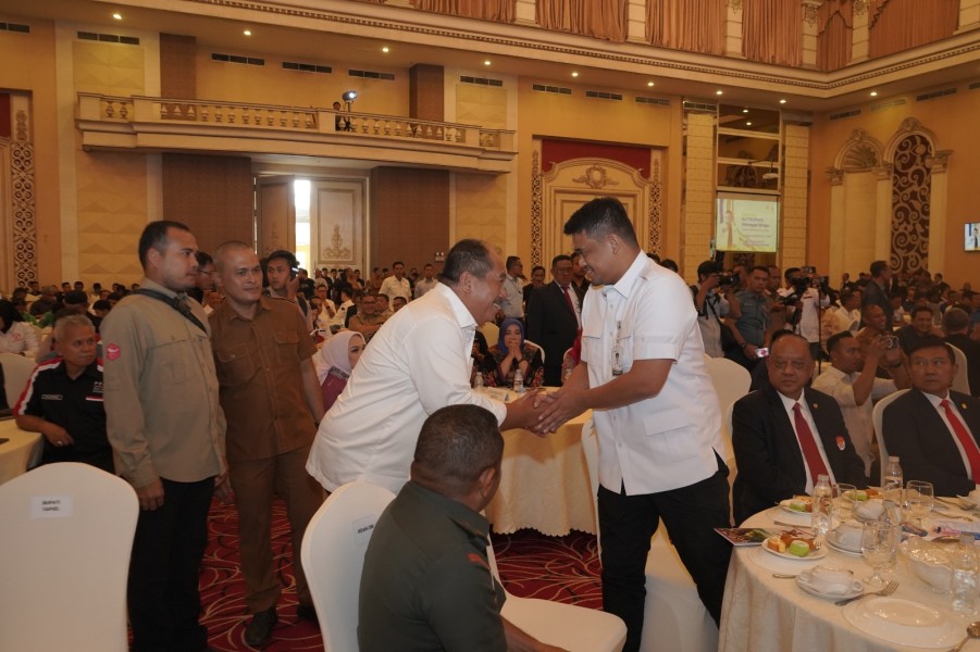 Bupati Asahan Hadiri Pelantikan Pengurus KONI Sumut Periode 2025-2029