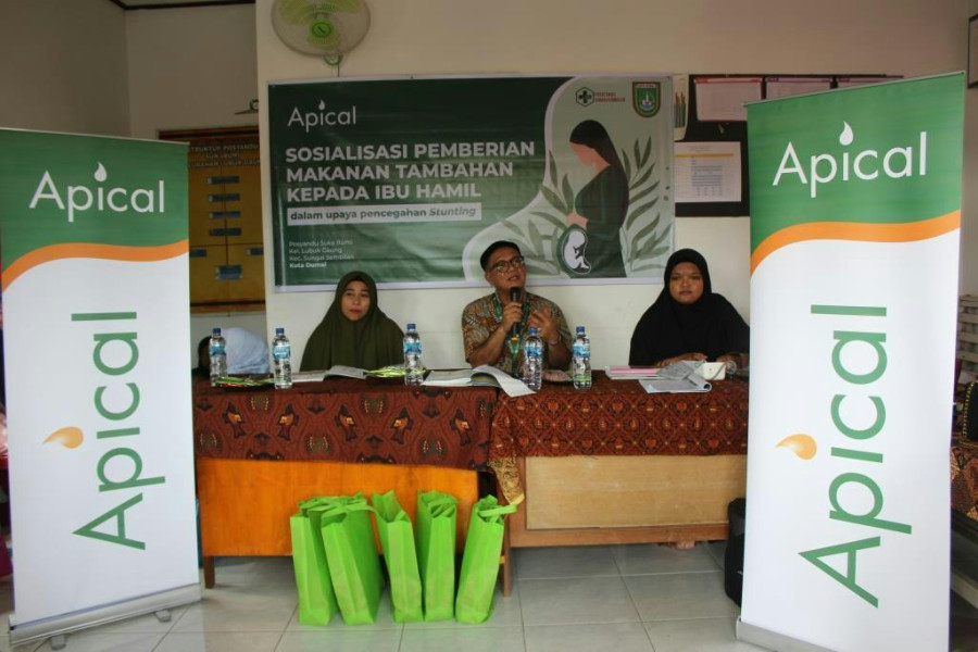 Apical Dumai Lanjutkan Program Penanggulangan Stunting Melalui Sosialisasi Pemberian Makanan Tambahan Kepada Ibu Hamil