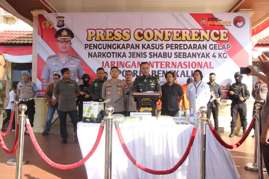 Berhasil Menggagalkan Penyelundupan Sabu-sabu, Pangdam I/BB Apresiasi Kodim 0303/Bengkalis