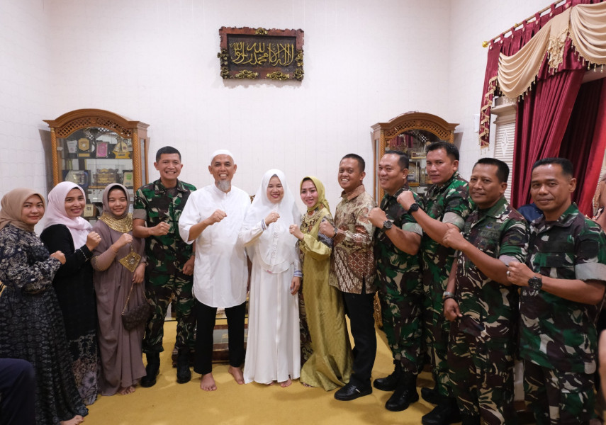 Dandim 0320/Dumai dan Personil Kodim Hadiri Halal bi Halal Bersama Walikota Dumai