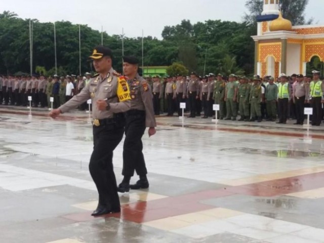 Polres Dumai Kerahkan 378 Personel Untuk Mengamankan Pilgubri