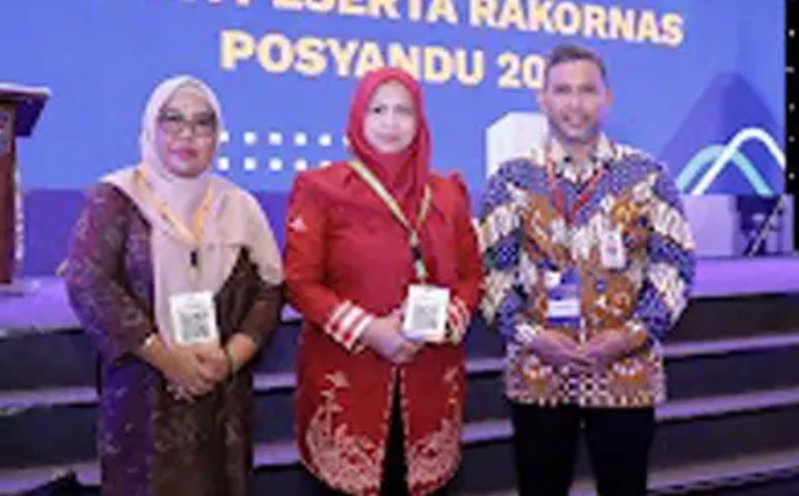 Pj Ketua TP PKK Inhil Ikuti Rakornas Posyandu 2024