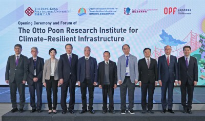 PolyU establishes Otto Poon Research Institute for Climate-Resilient Infrastructure with support from Otto Poon Charitable Foundation