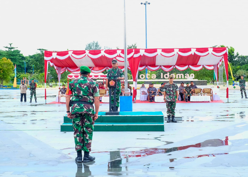 Ribuan Pelajar Antusias Ikuti Lomba PBB Sempena HUT TNI ke-79 di Lapangan Bukit Gelanggang