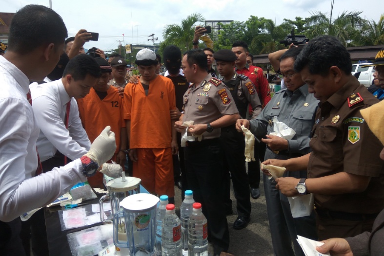248 Gram Sabu dan 502 Butir Ekstasi Dimusnahkan