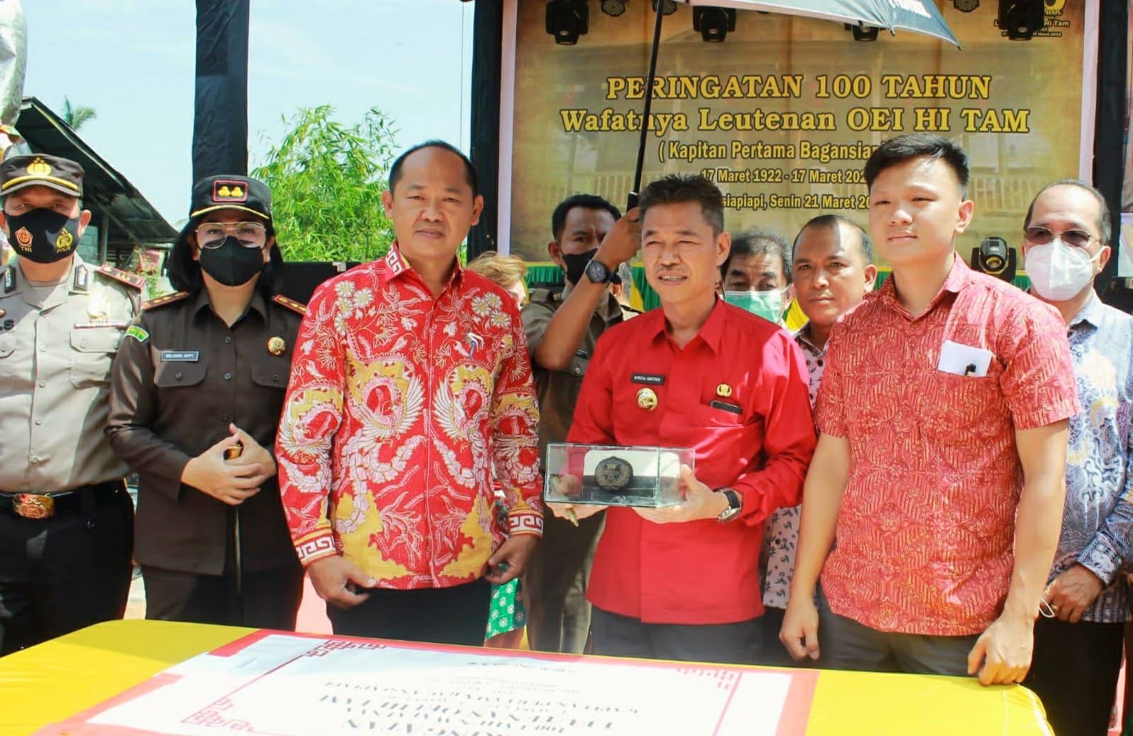 Pemkab Rohil Apresiasi Peringatan 100 Tahun Wafatnya Kapiten Oei Hi Tam