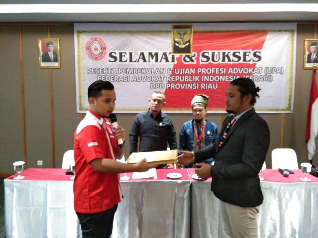 DPD Ferari Riau Gelar Ujian Profesi Advokat