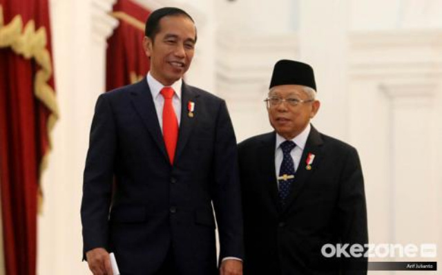 Ma'ruf Amin Dampingi Jokowi Pimpin Upacara Hari Pahlawan 2019