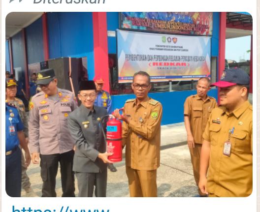 Pj Wali Kota Tanjungpinang Lantik Relawan Pemadam Kebakaran