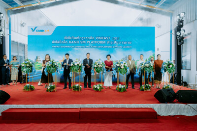 GSM launches Xanh SM platform, officially distributes  VinFast VF 3 and VF 5 electric vehicles in Laos