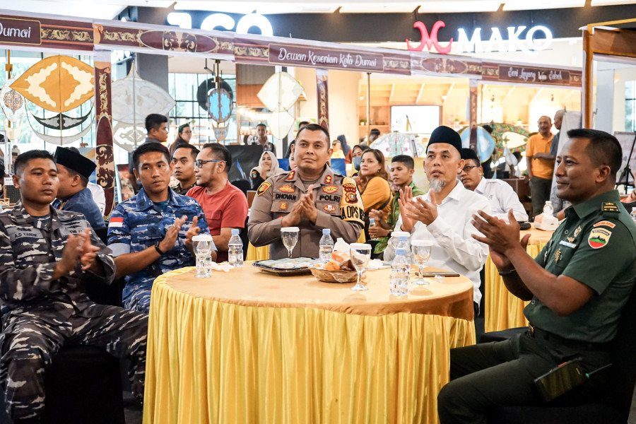 Dukung Peningkatan Ekonomi Kreatif, Dandim 0320/Dumai Hadiri Pembukaan Bazar