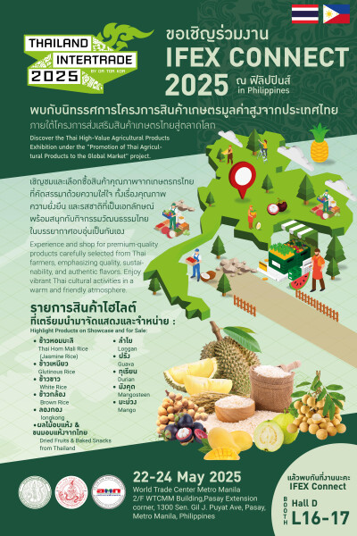 Thailand Promosikan Produk Pertanian Bernilai Tinggi di IFEX Connect 2025 di Filipina