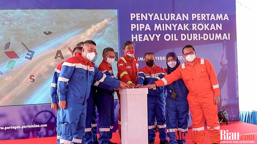 Pertamina Sukses Uji Coba Penyaluran Minyak Pertama Proyek Pipa Rokan