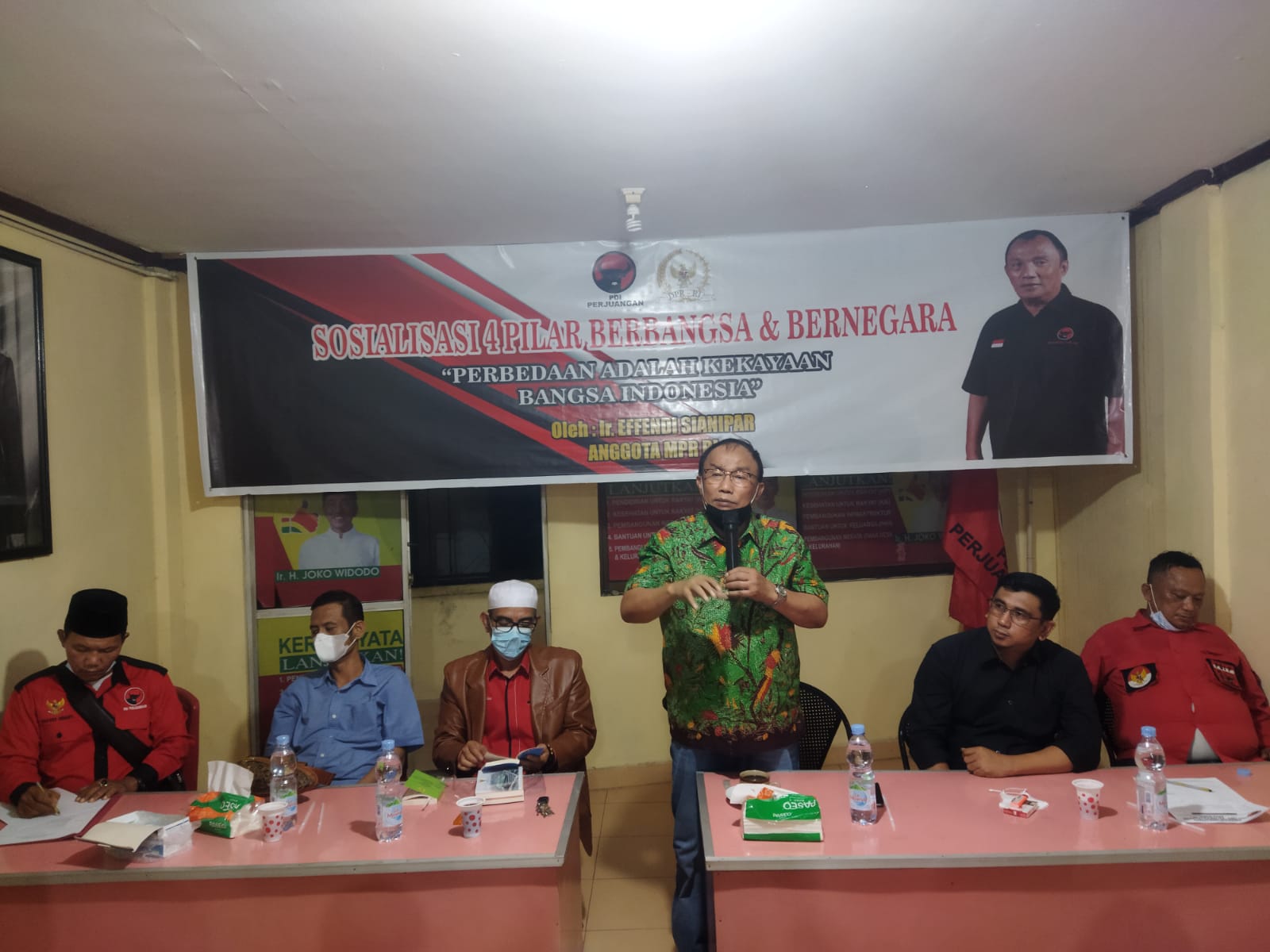 DPC PDIP Kota Dumai Laksanakan Sosialisasi 4 Pilar