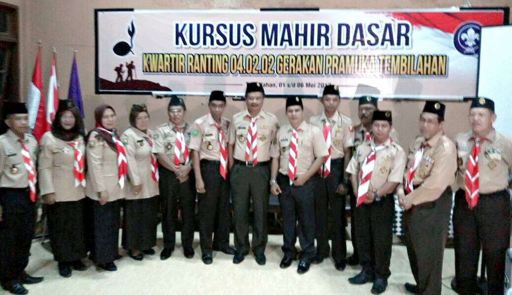 Kwaran Pramuka Tembilahan Gelar Kursus Mahir Dasar