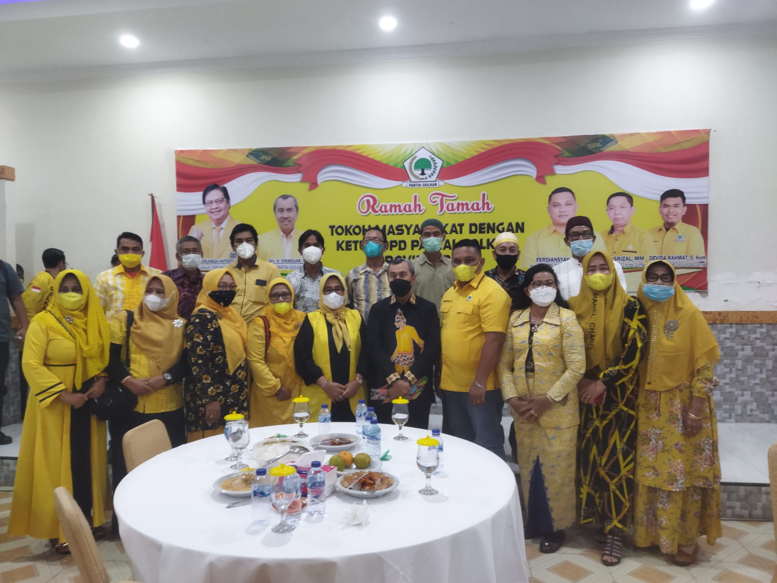 Gubernur Riau Mengadakan Acara Ramah Tamah dengan Tokoh Masyarakat Kota Dumai