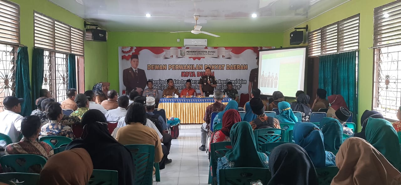 Koramil 02 Bersama DPRD dan Kejaksaan Dumai Gelar Kegiatan Pembekalan Taat Hukum Untuk Masyarakat