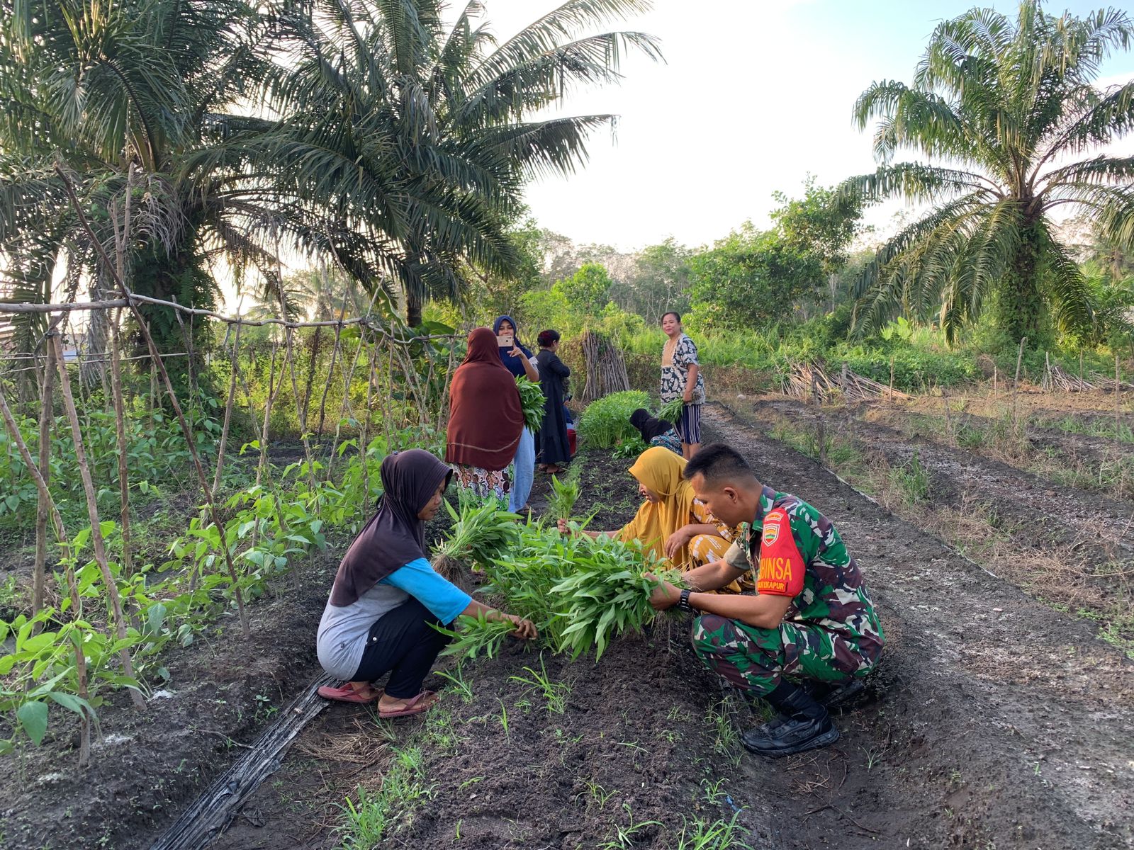 Serka Tomy Mike Dampingi Karya Nyata KWT Anggrek