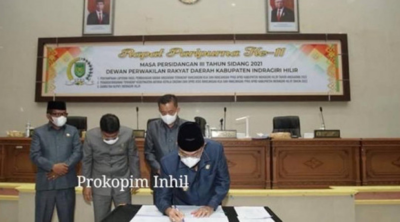 DPRD Inhil Rapat Paripurna Ke-11 Masa Persidangan III TA 2022